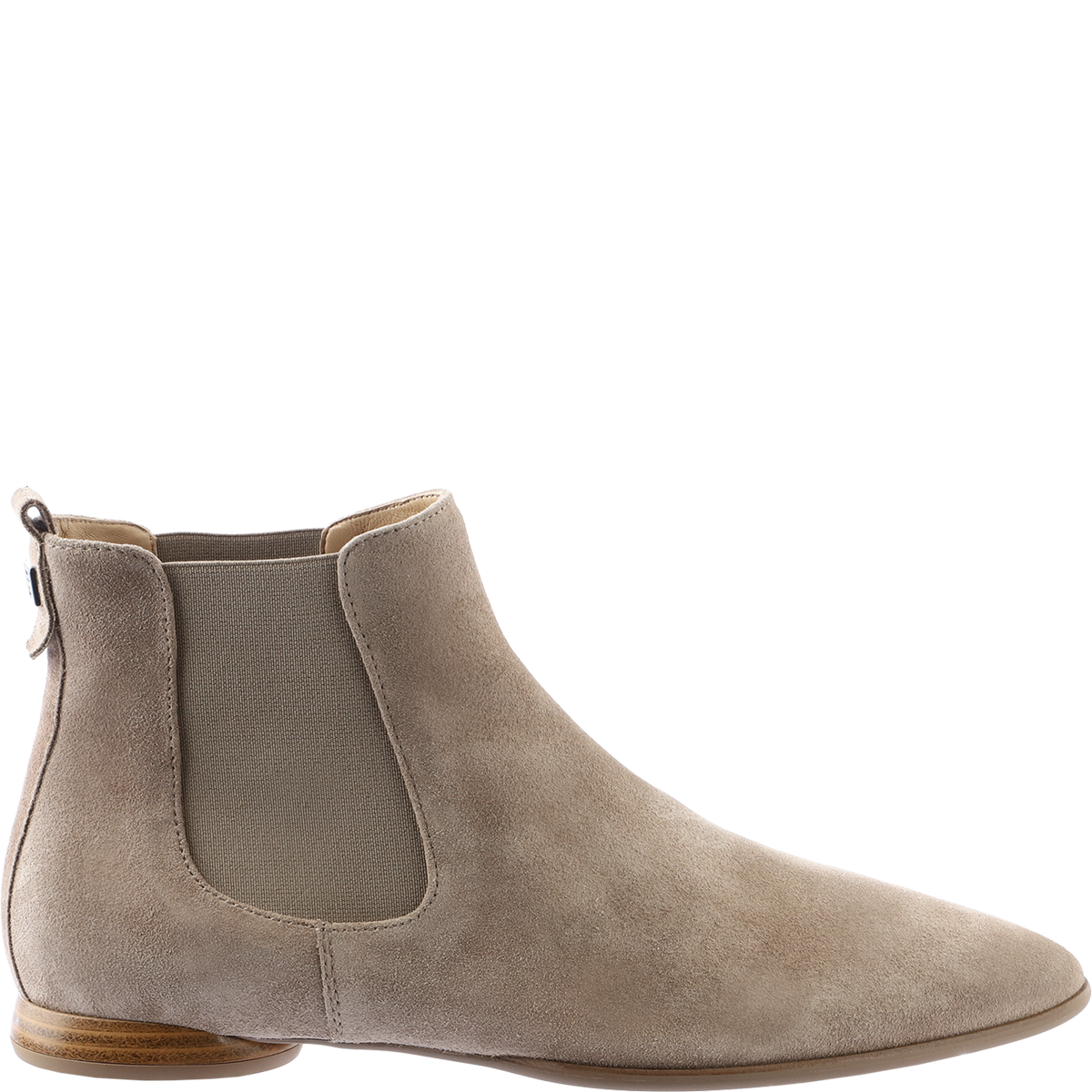 Högl Stiefelette mit femininer Spitze und rundem Blockabsatz Beige