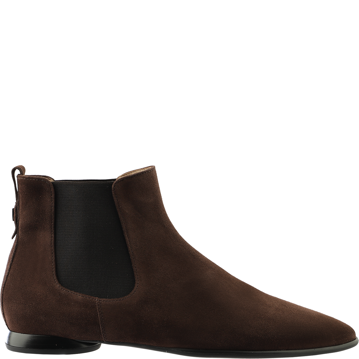 Högl Stiefelette mit femininer Spitze und rundem Blockabsatz Braun