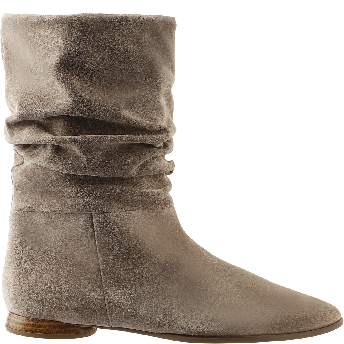 Högl Femininer Stiefel mit gerafftem Schaft Beige