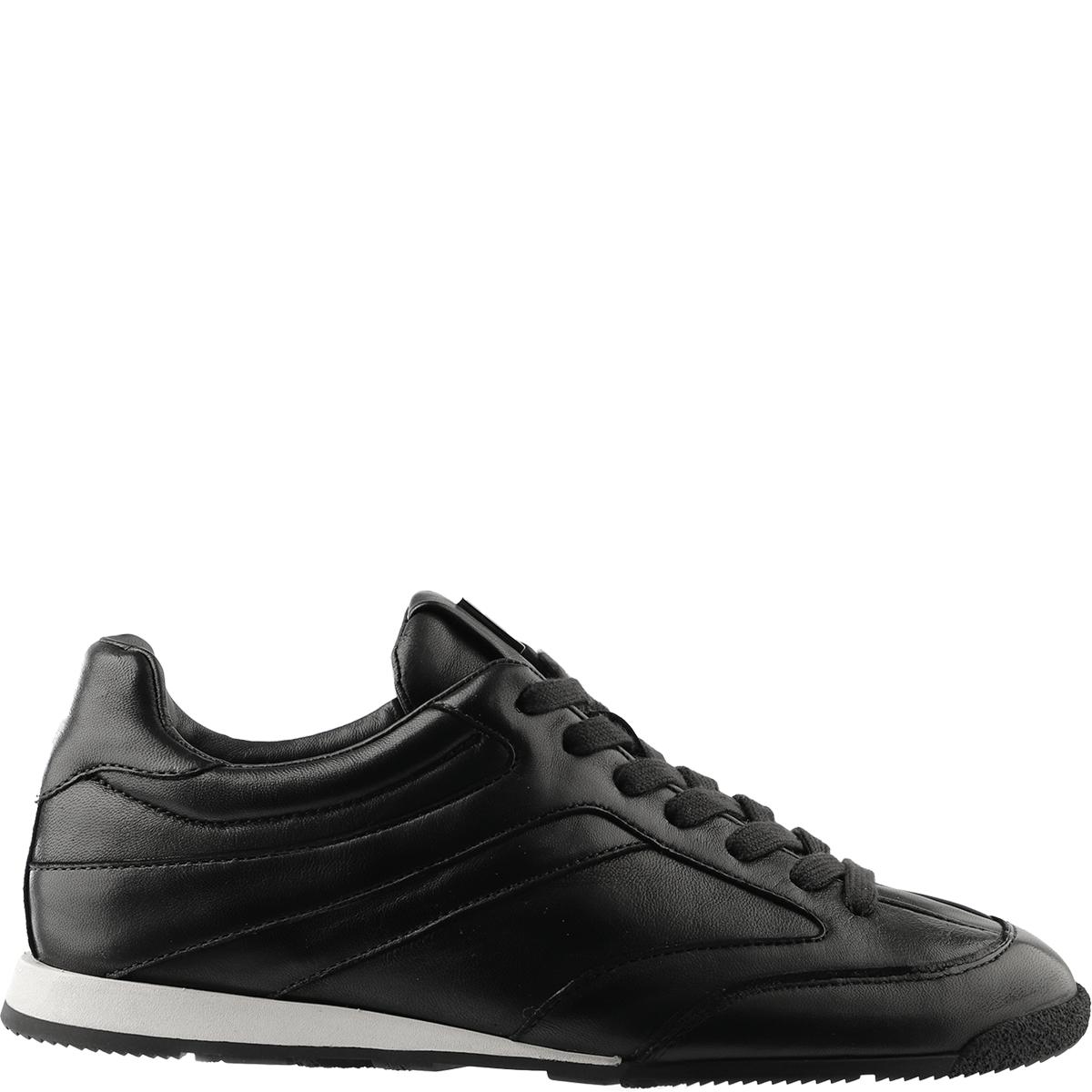 Högl Casual,high-quality black and white retro leather sneakers Black