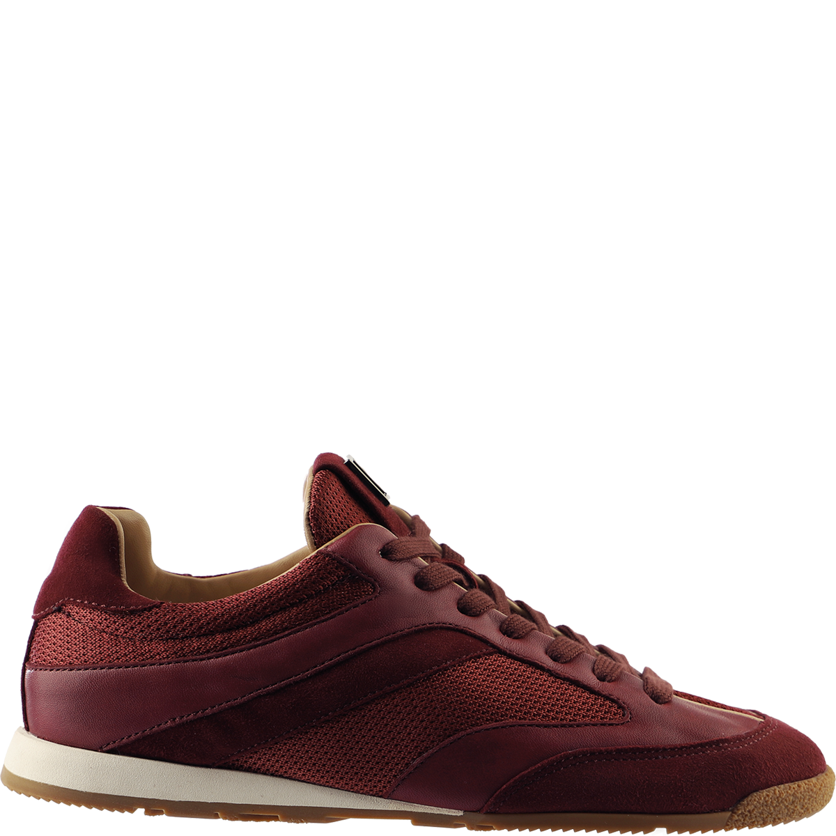 Högl Retro-style,exciting material mix sneakers with memory foam insoles Red