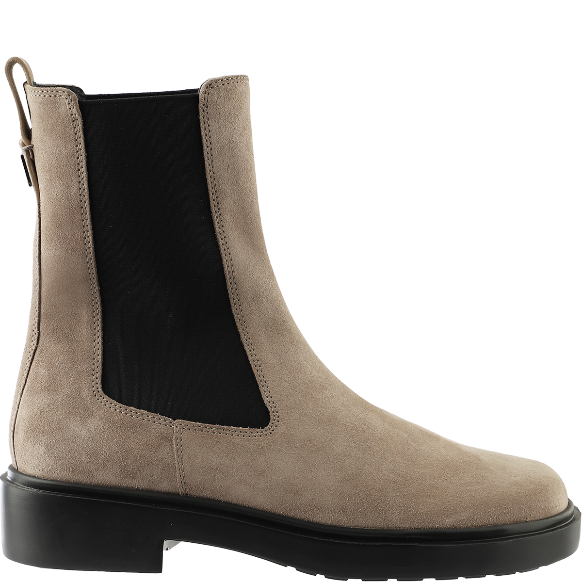 Högl Chelsea-Boots mit wärmendem Lammfell-Futter Beige