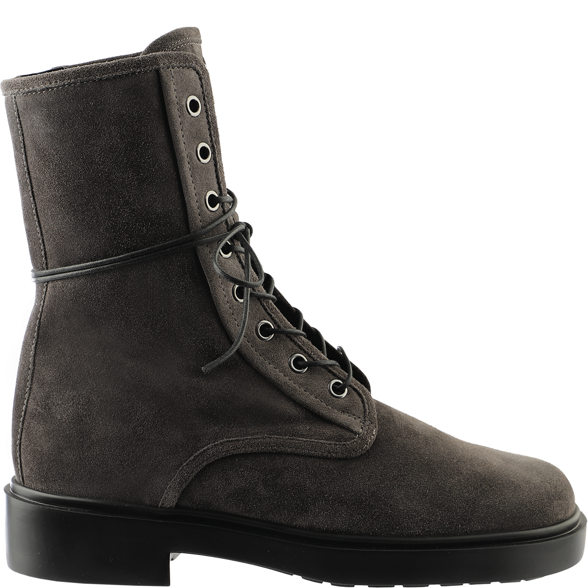 Högl Veloursleder-Stiefelette mit Schnürung aus nachhaltiger Produktion Grau