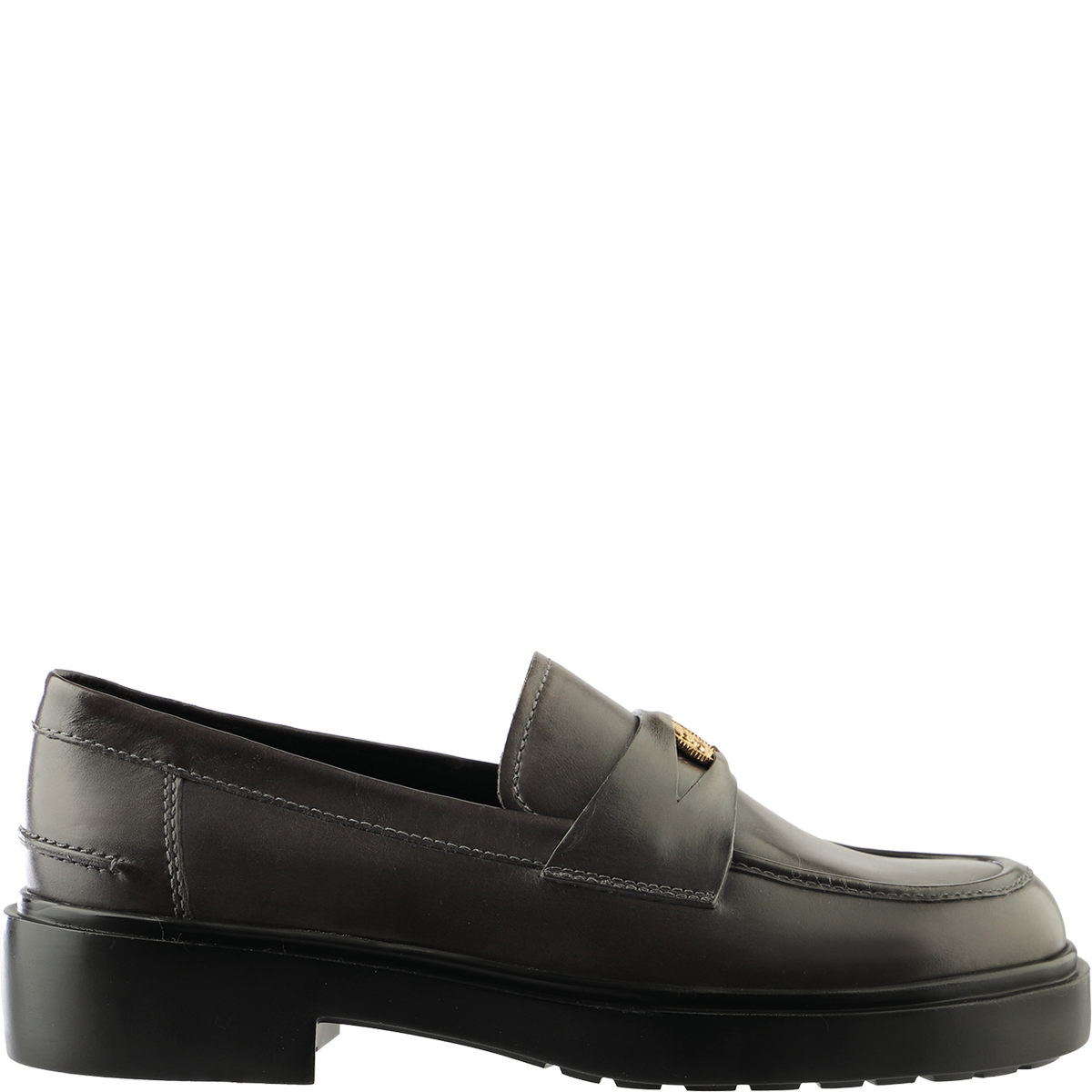 Högl Modern penny loafers with memory foam and emphasised soles Grey