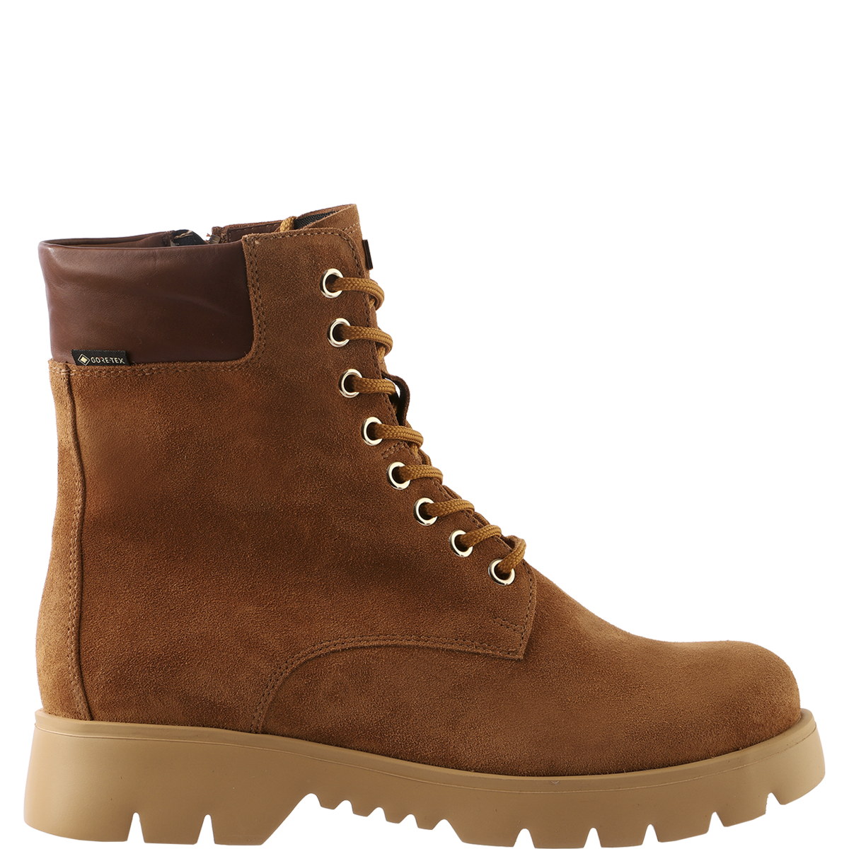 Högl Stiefelette aus Veloursleder mit Gore-Tex Membran Braun