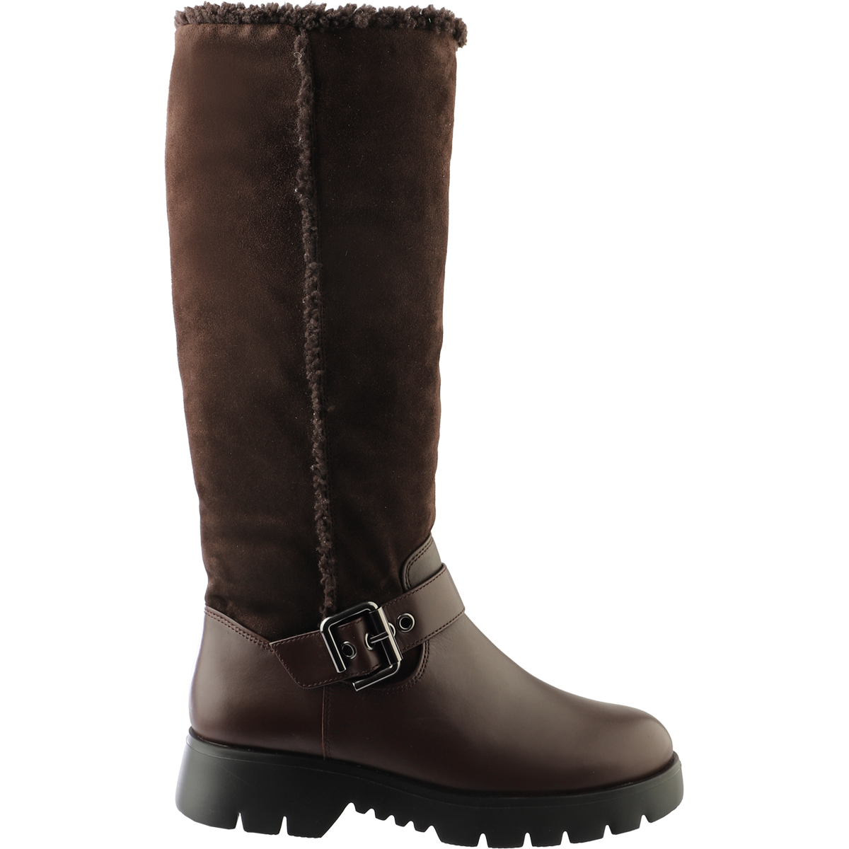 Högl Gefütterter Winter-Stiefel mit markanter Sohle Braun