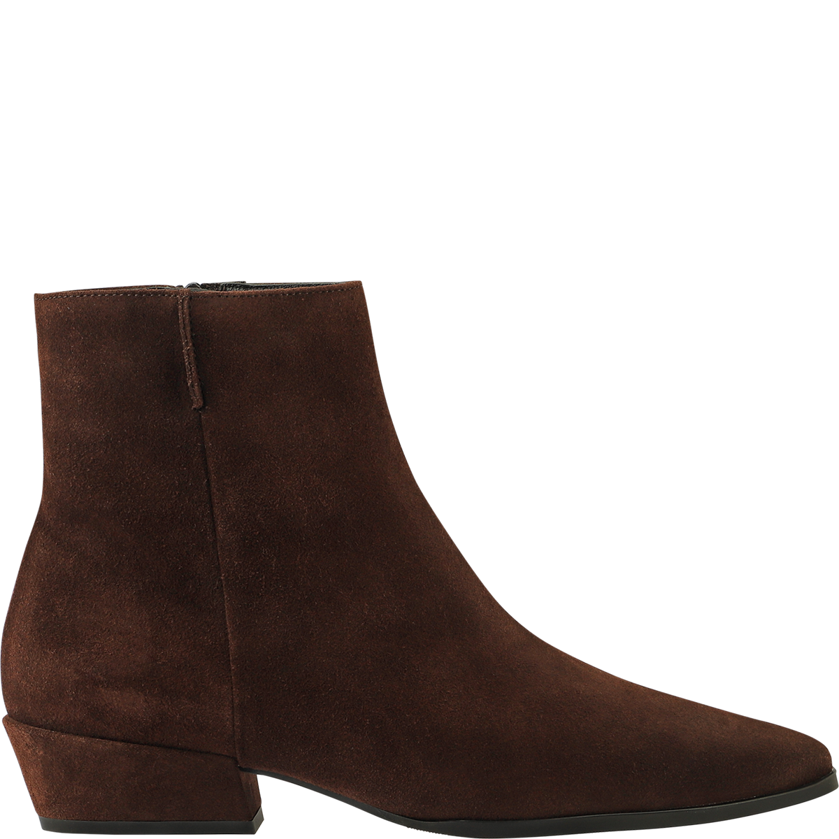Högl Pointed-toe women's ankle boots with block heels Brown