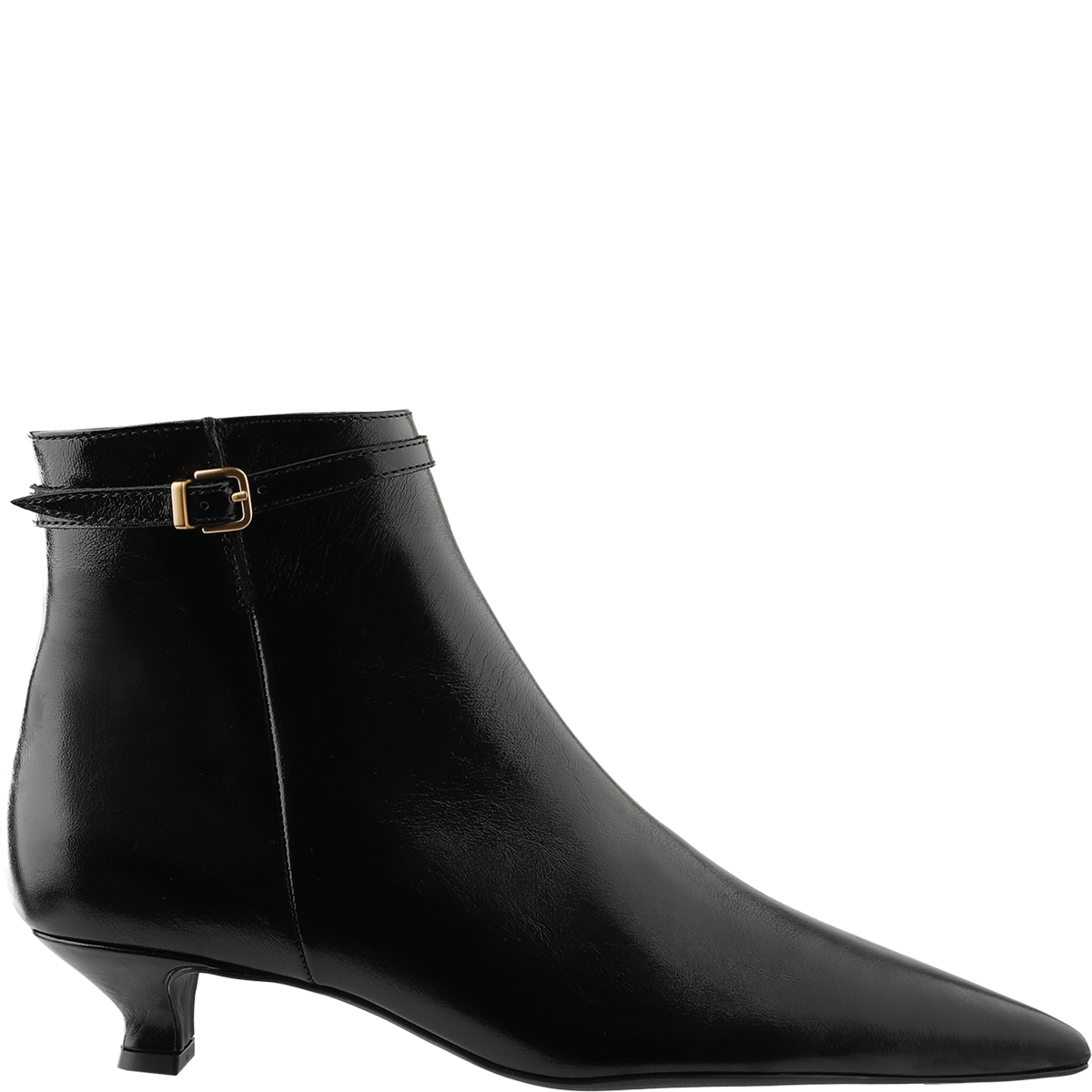 Högl Pointed-toe women's ankle boots with kitten heels Black