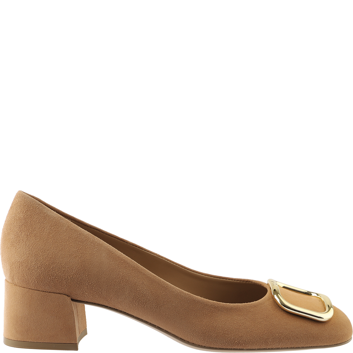 Högl Classic women’s pumps in suede leather with decorative detail Brown