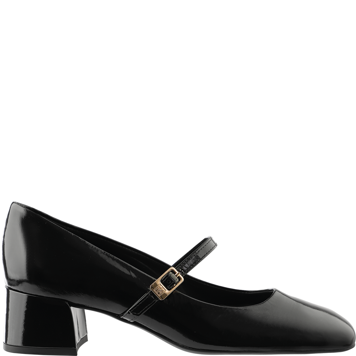 Högl Sustainable leather Mary Jane pumps with a glossy finish Black