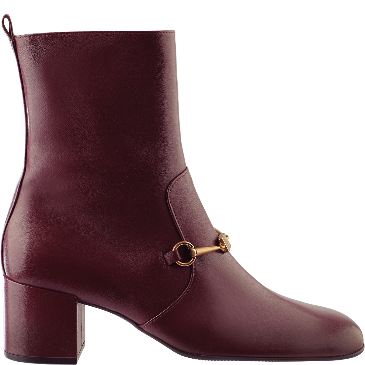 Högl Purist ankle boots with gold-coloured horse bits Red