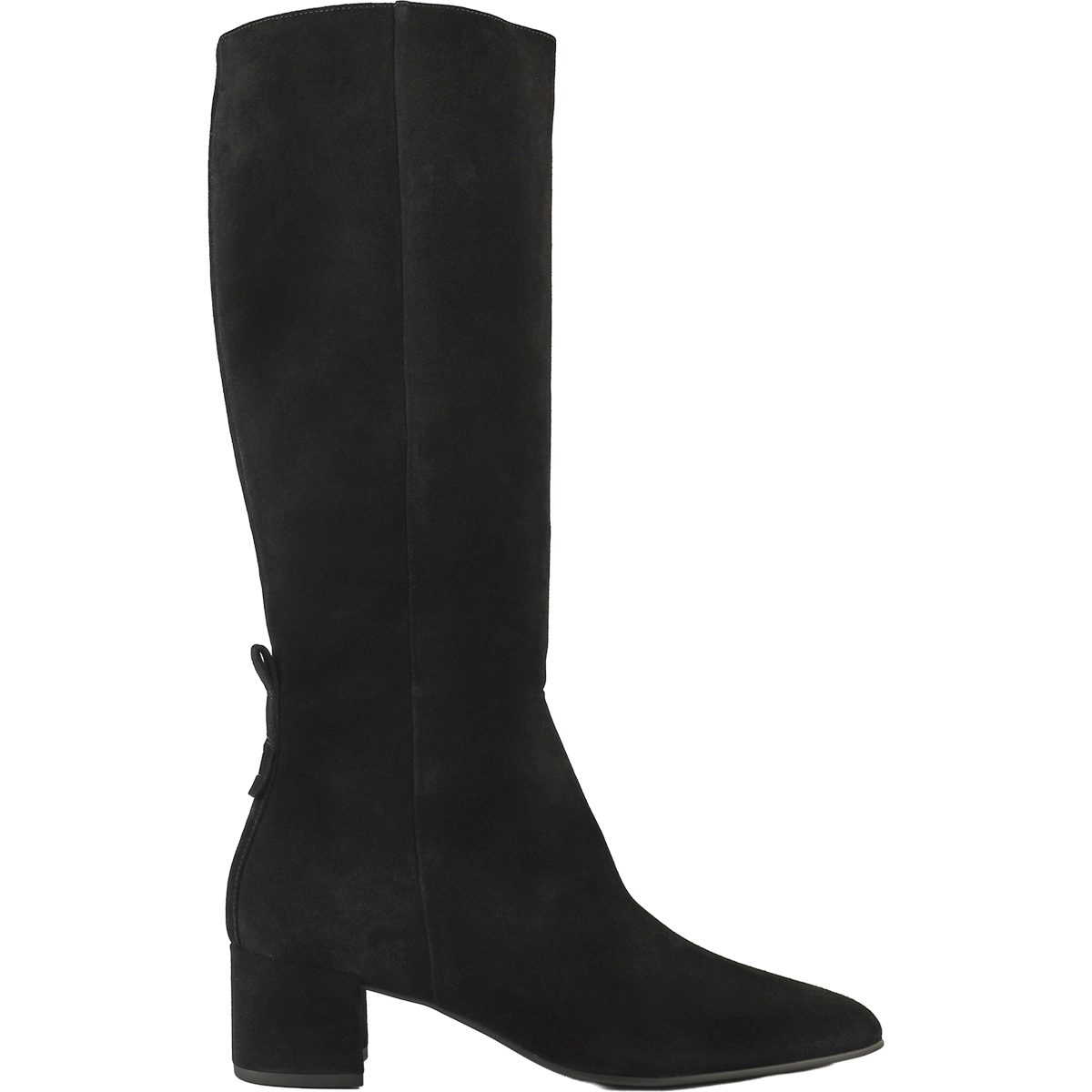 Högl Femininer Stiefel aus hochwertigem Veloursleder Schwarz