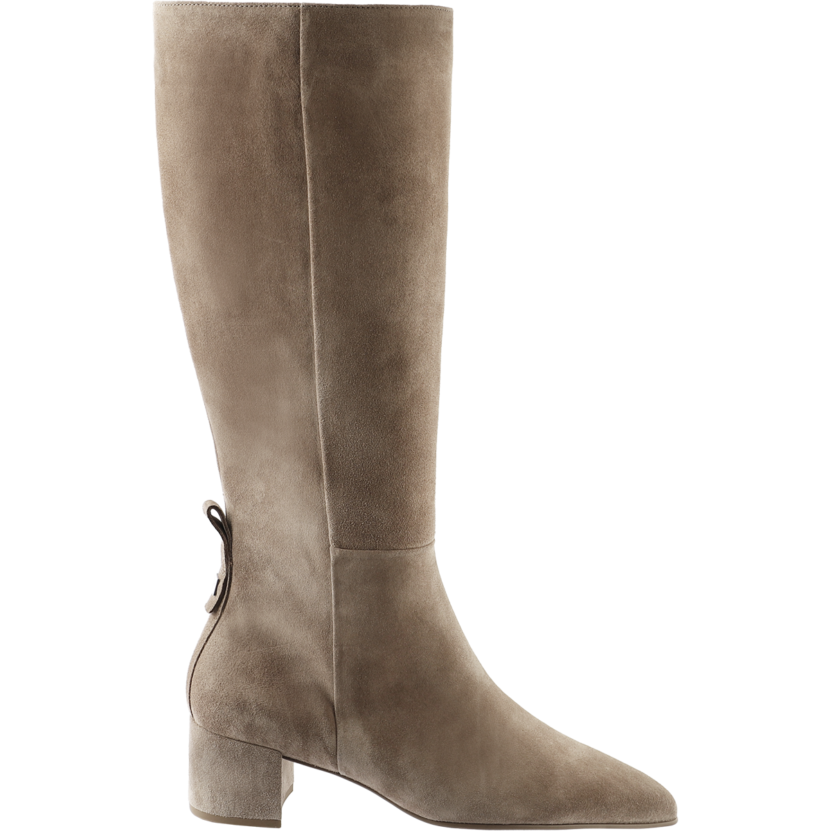 Högl Femininer Stiefel aus hochwertigem Veloursleder Beige