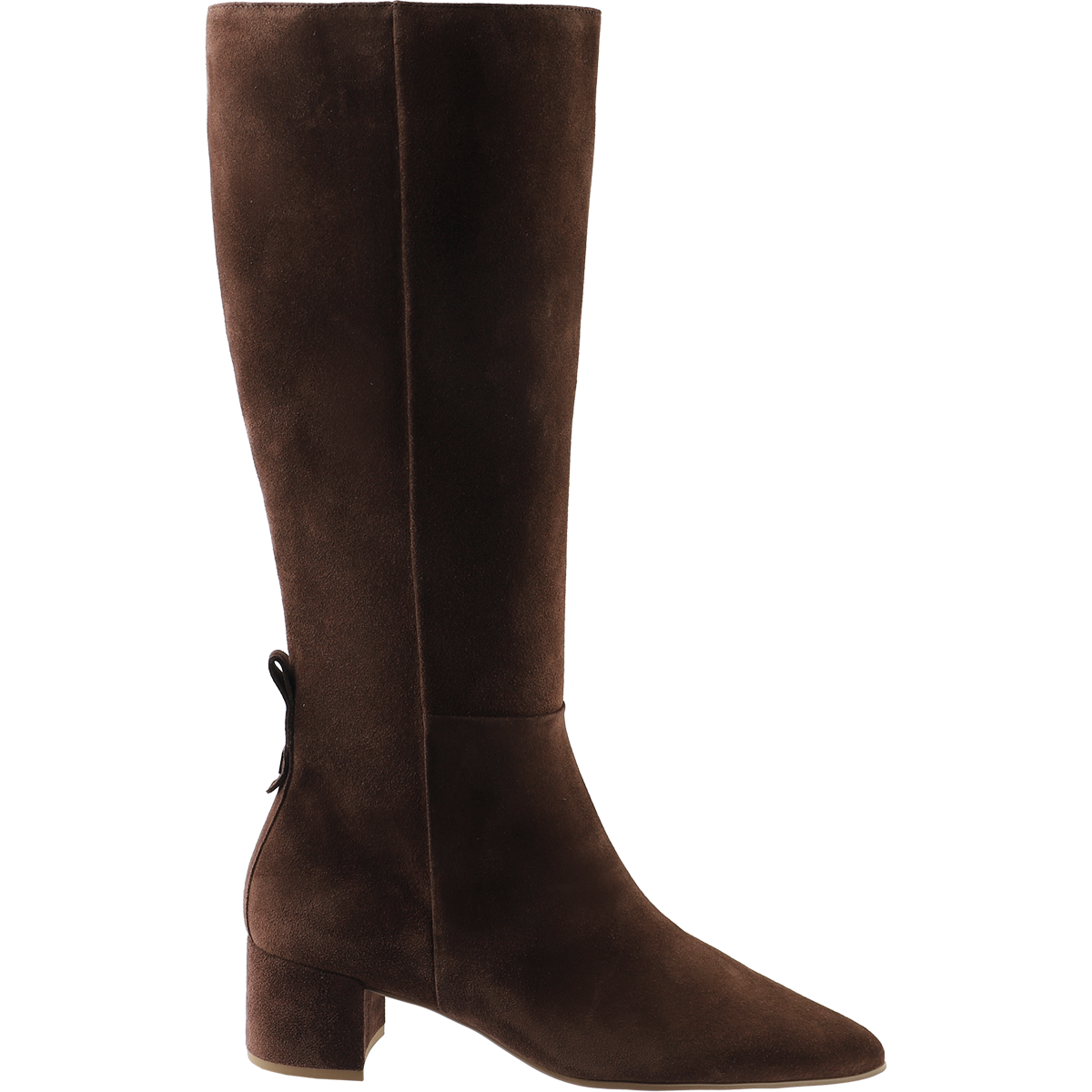 Högl Femininer Stiefel aus hochwertigem Veloursleder Braun