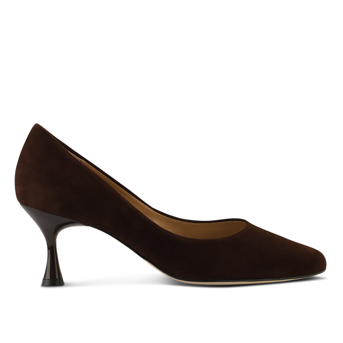 Högl Pumps aus hochwertigem Veloursleder Braun