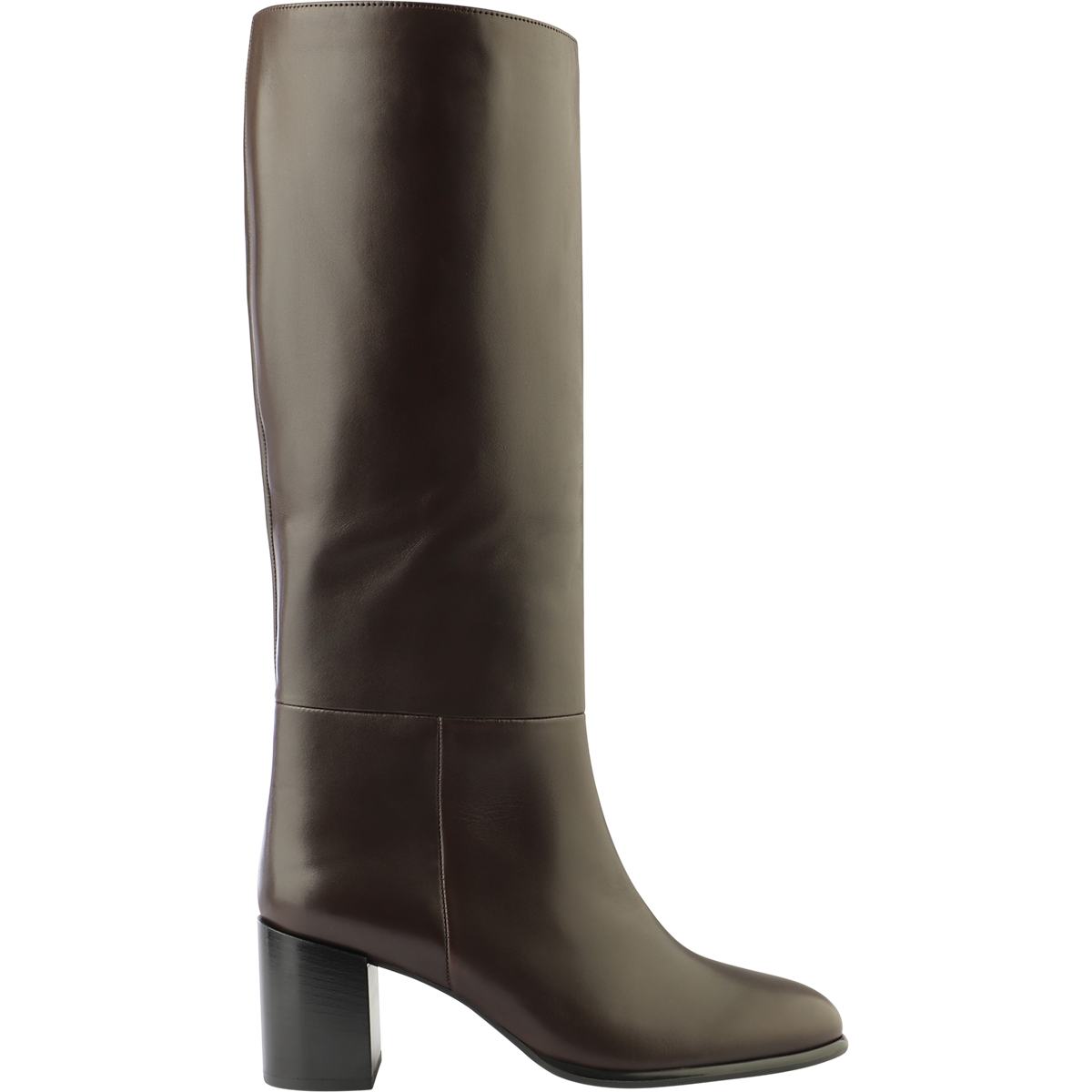 Högl Puristischer Stiefel mit Absatz aus hochwertigem Leder Braun