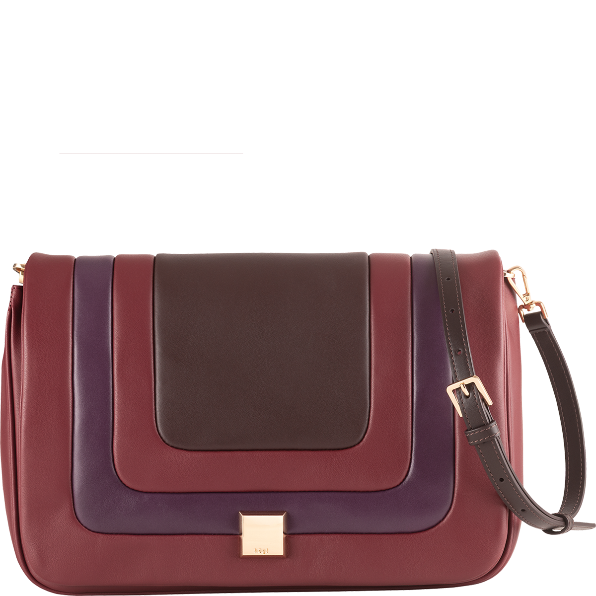 Högl Multicolore Schultertasche in gepaddeter Optik mit Retro-Charme Mehrfarbig