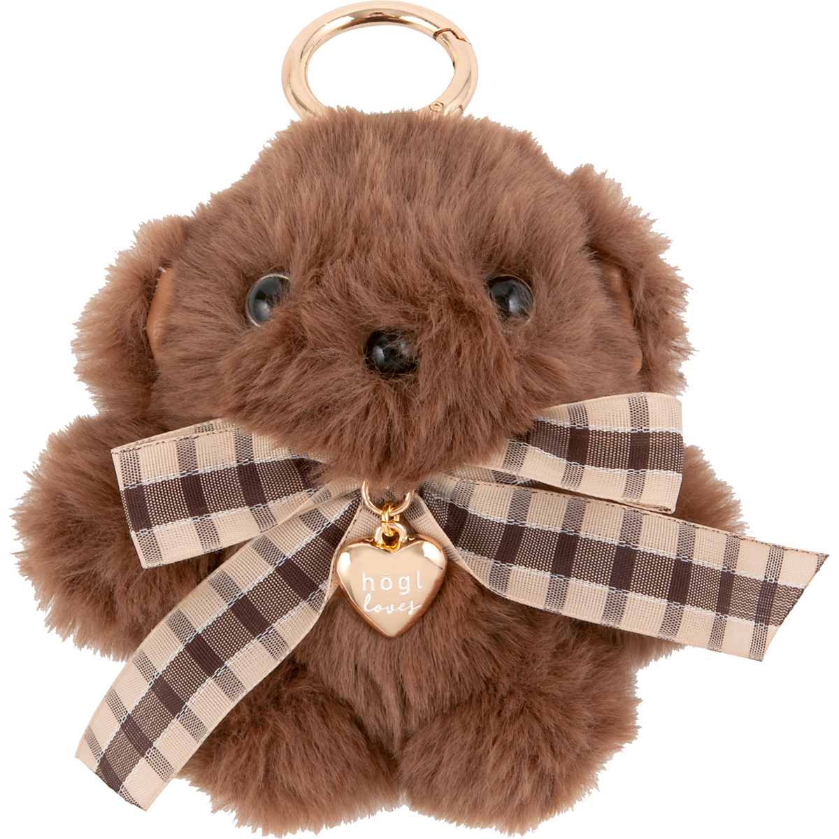 Högl Cuddly teddy charm for your handbag etc. Brown