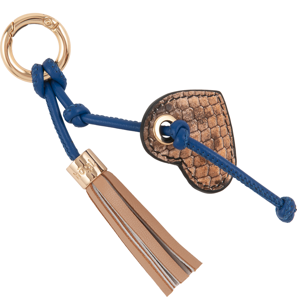 Högl Playful heart charm with tassel Multicolour