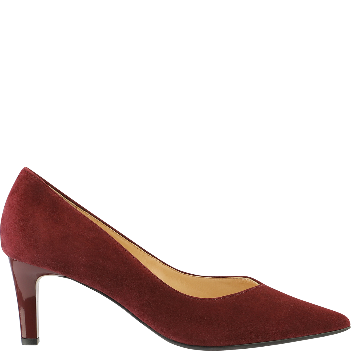 Högl Classic elegant suede pumps Red