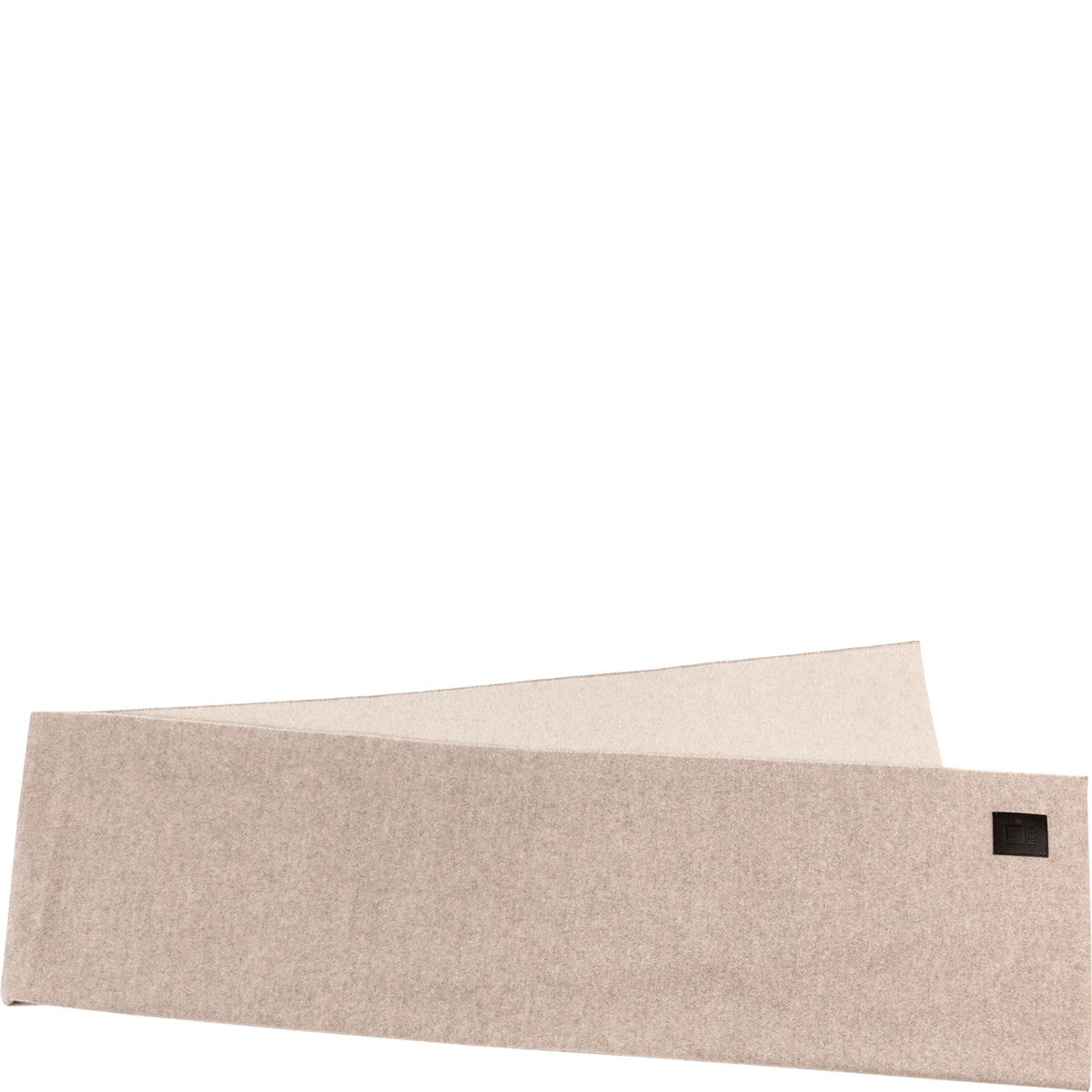 Högl Wool and cashmere blend scarf with a minimalist silhouette – made in Italy Beige