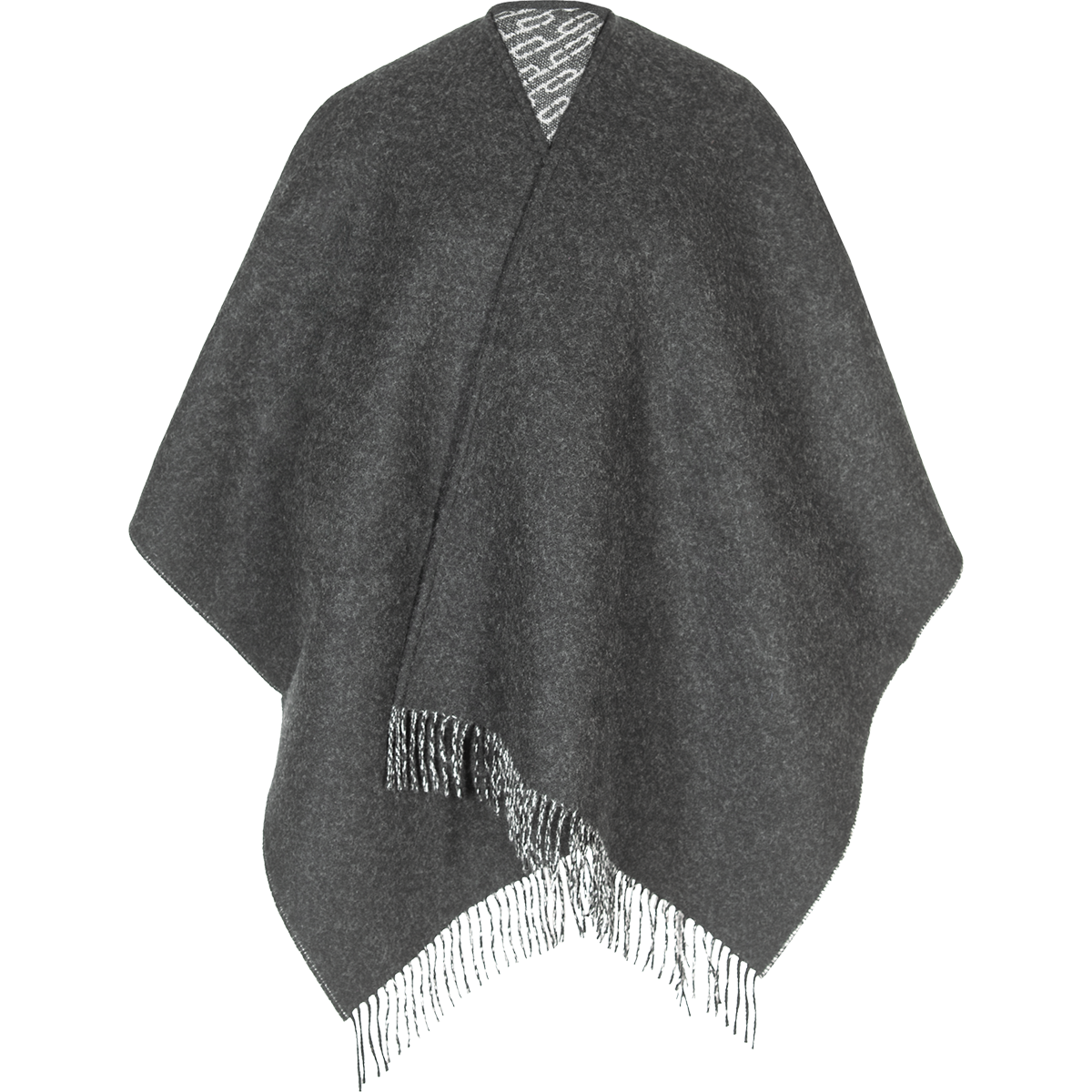 Högl Poncho aus reiner Wolle – hergestellt in Italien Mehrfarbig