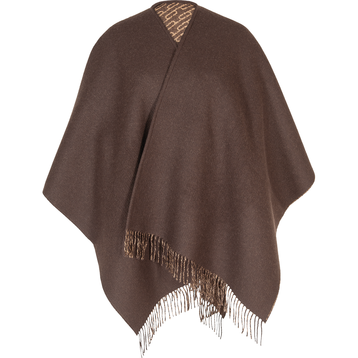 Högl Poncho aus reiner Wolle – hergestellt in Italien Mehrfarbig