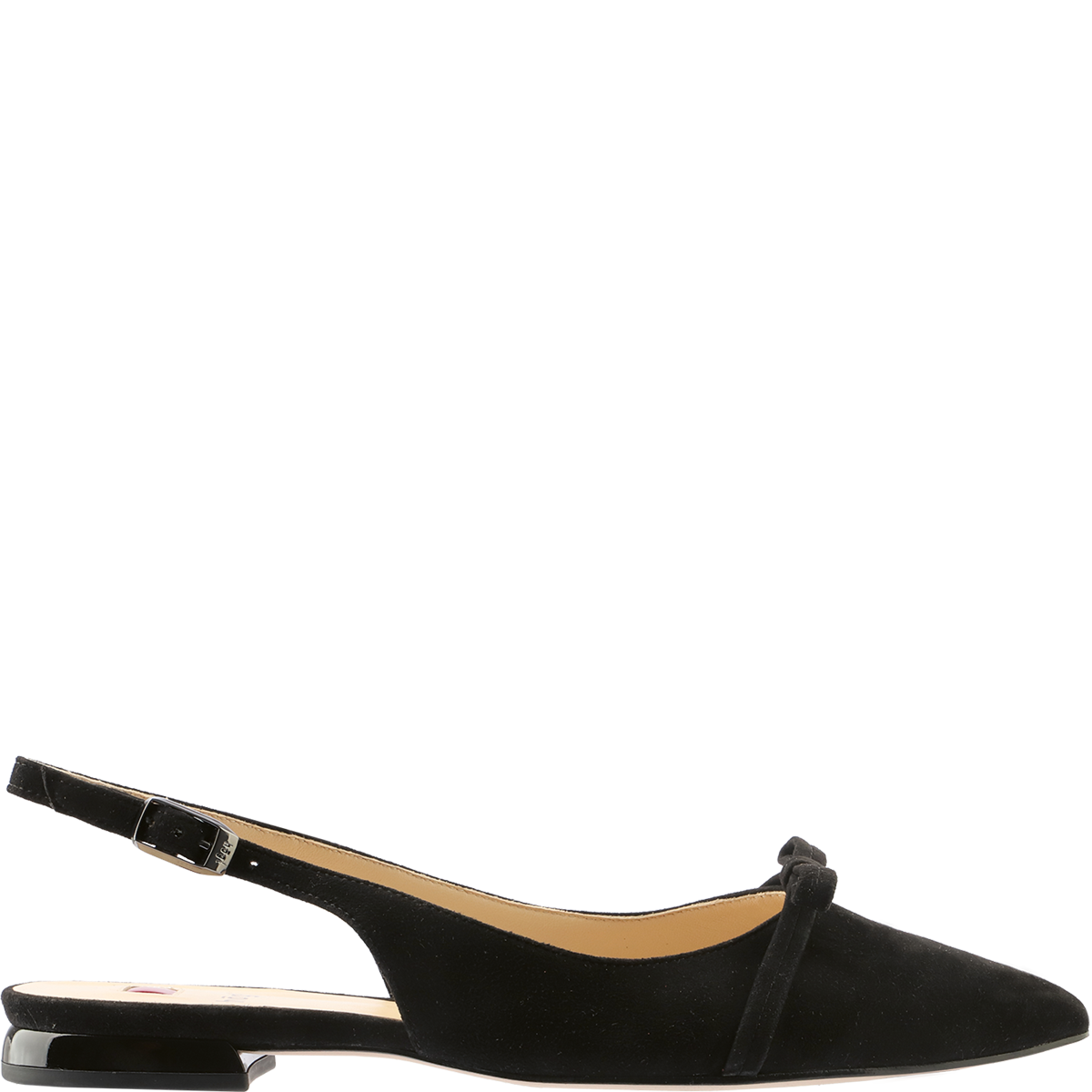 Högl Slingback ballerinas with an understated bow Black