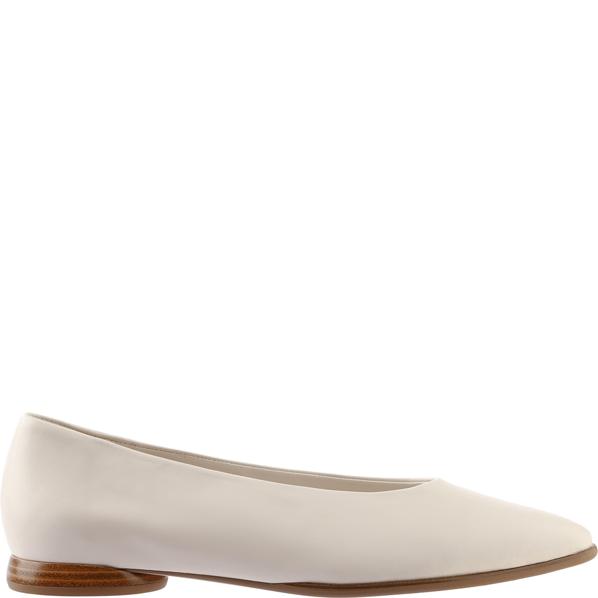Högl Minimalist ballerinas with block heels Beige