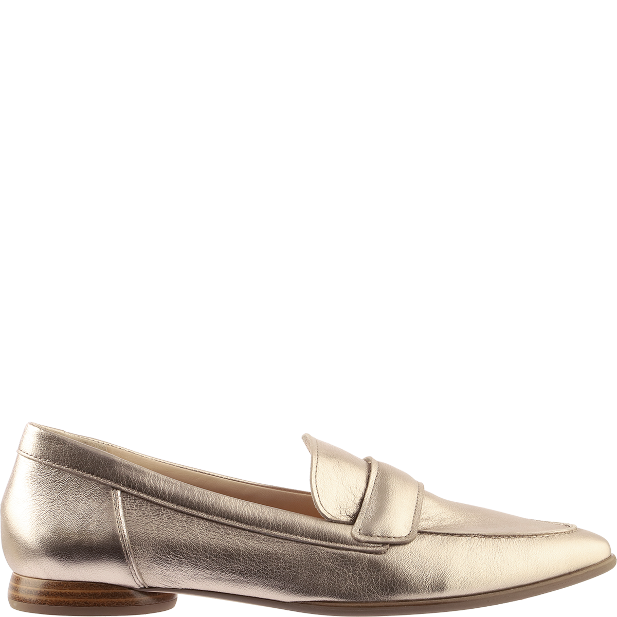 Högl Loafer aus super softem Leder Metallic