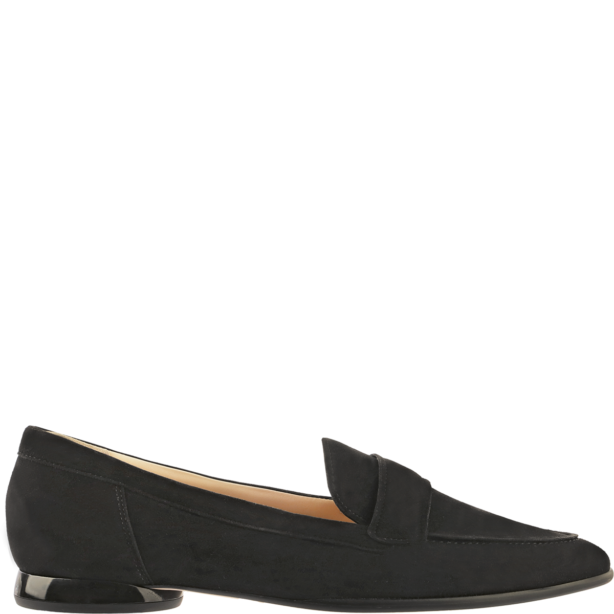 Högl Puristischer Loafer aus hochwertigem Leder Schwarz