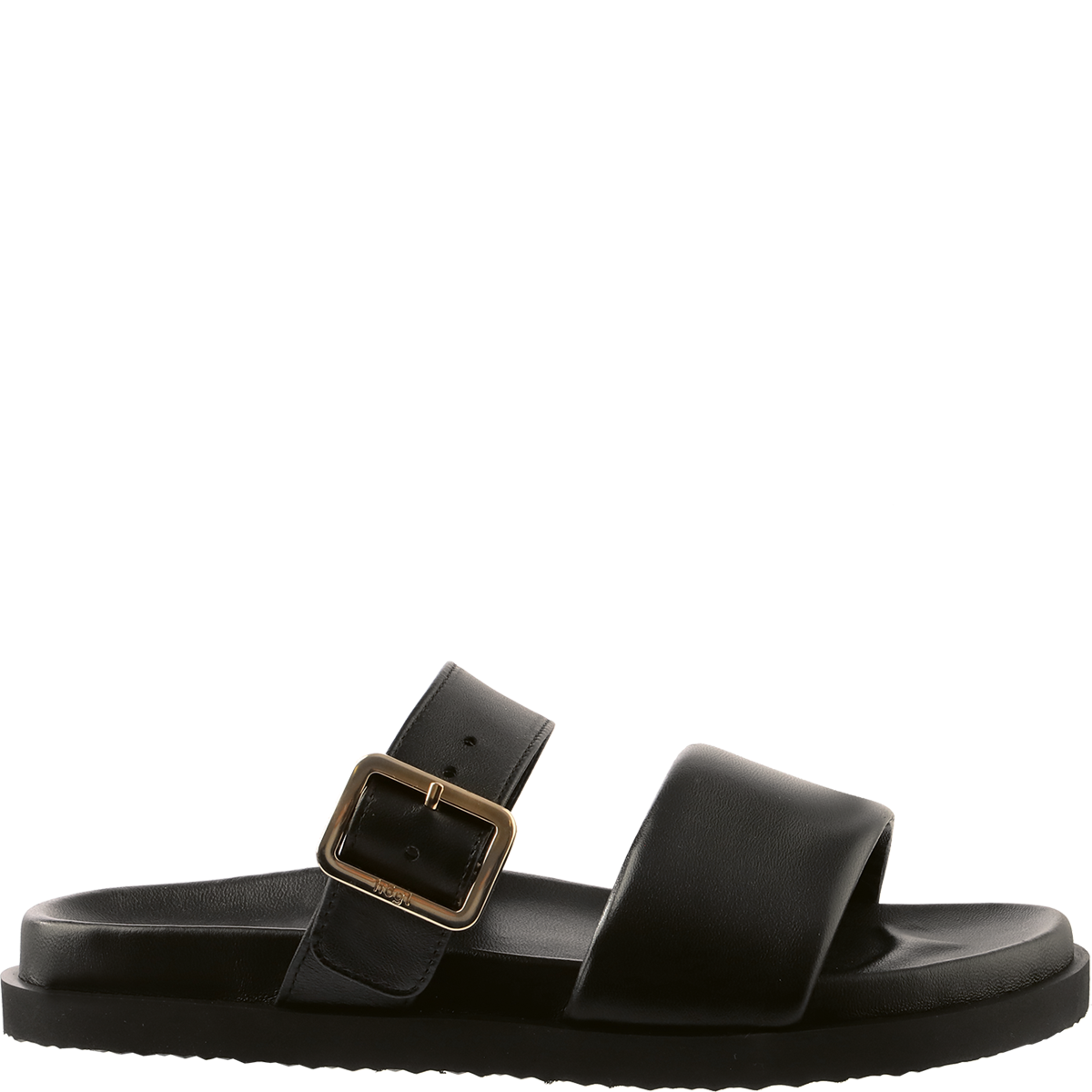 Högl Black high-quality leather mules Black