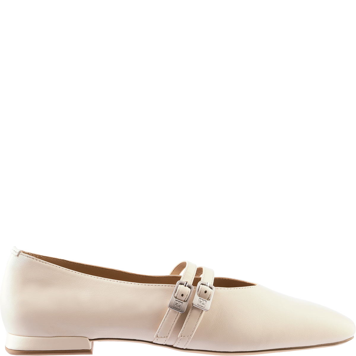 Högl Minimalist high-quality leather ballerinas Beige
