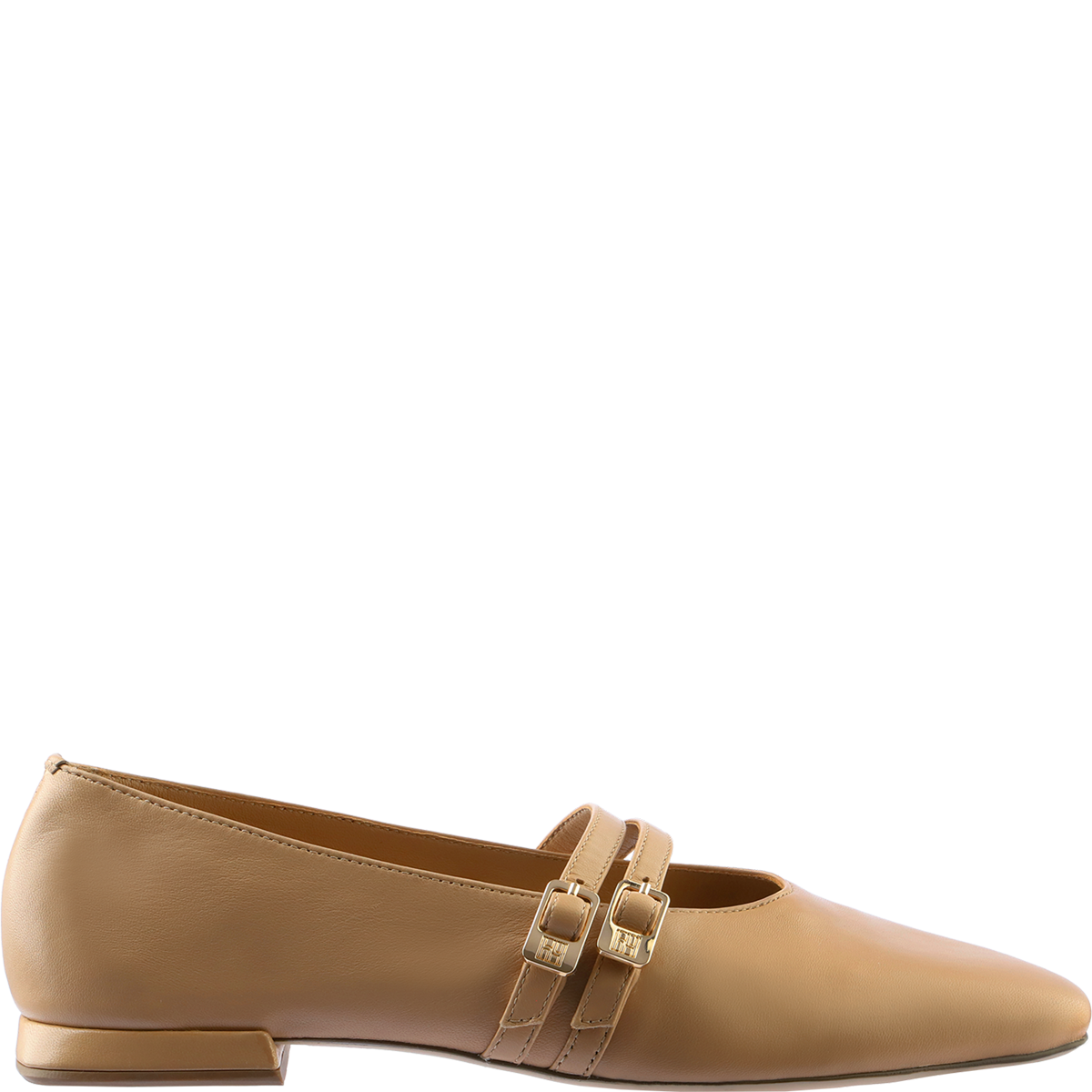 Högl Minimalist high-quality leather ballerinas Brown