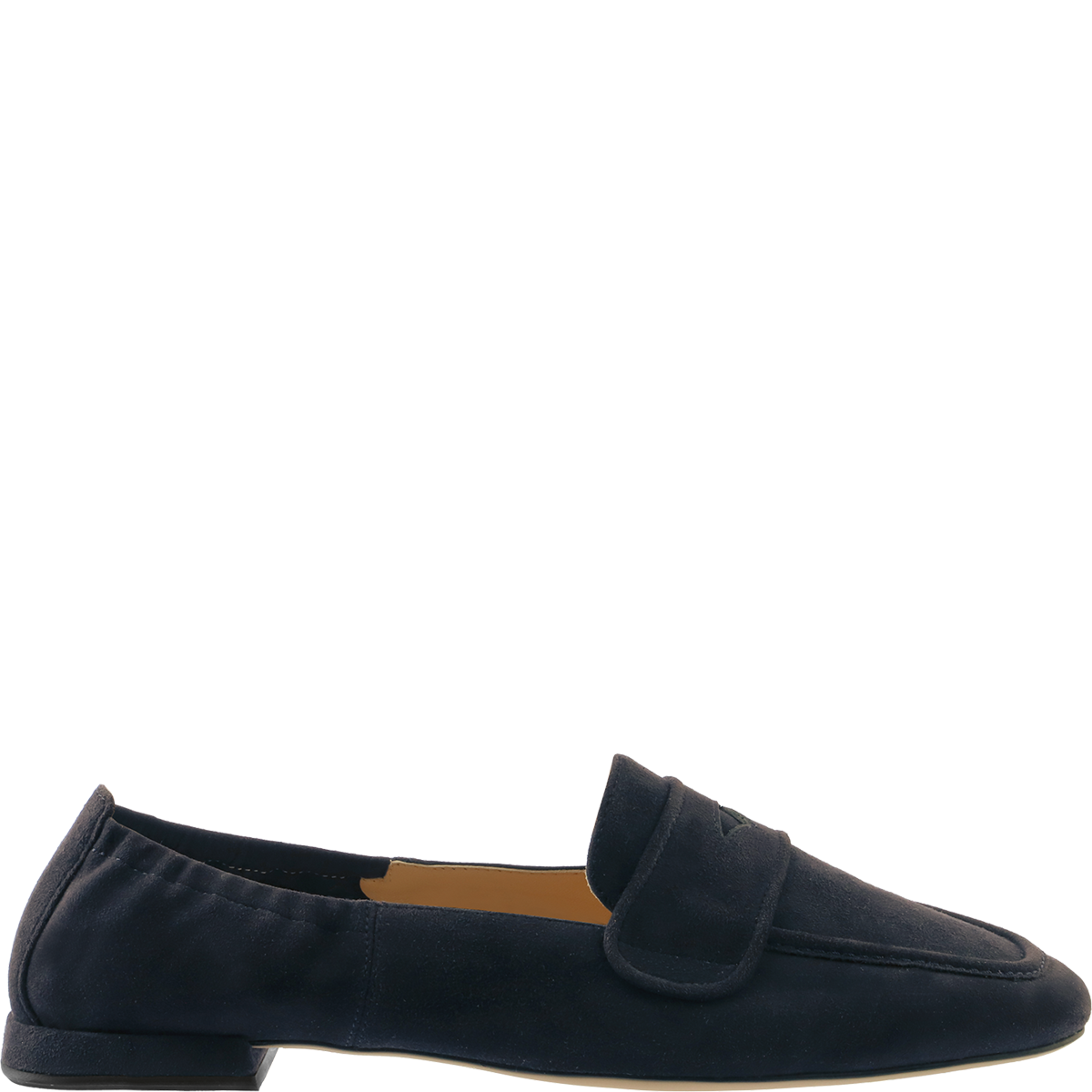 Högl Purist leather loafers with mini block heels Blue