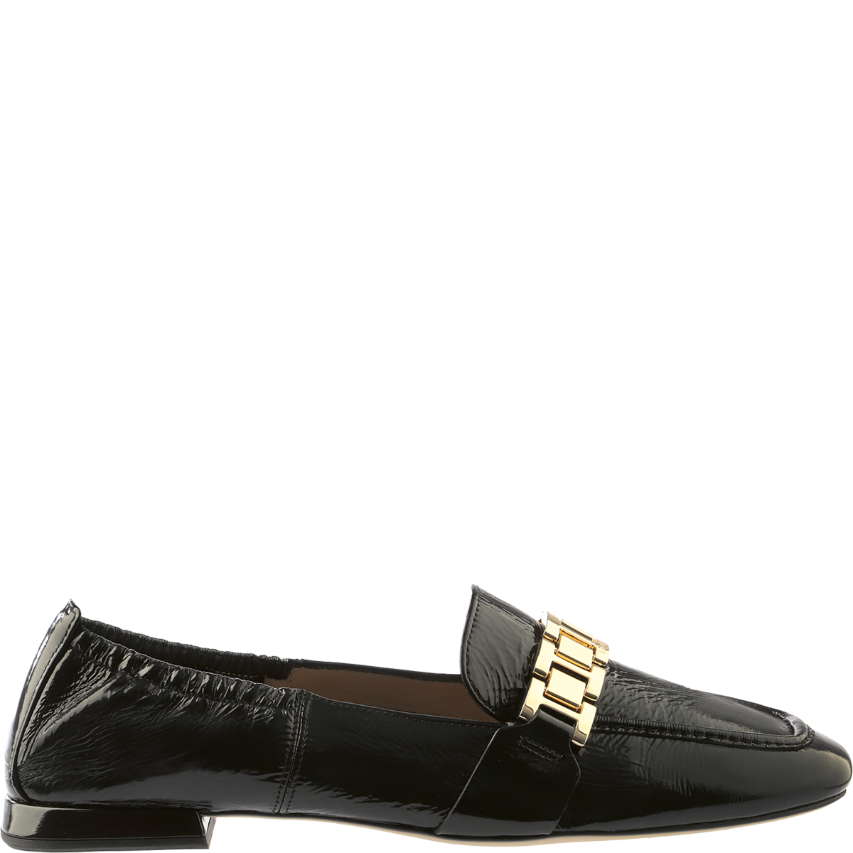 Högl Loafers with a gold-coloured decorative element Black