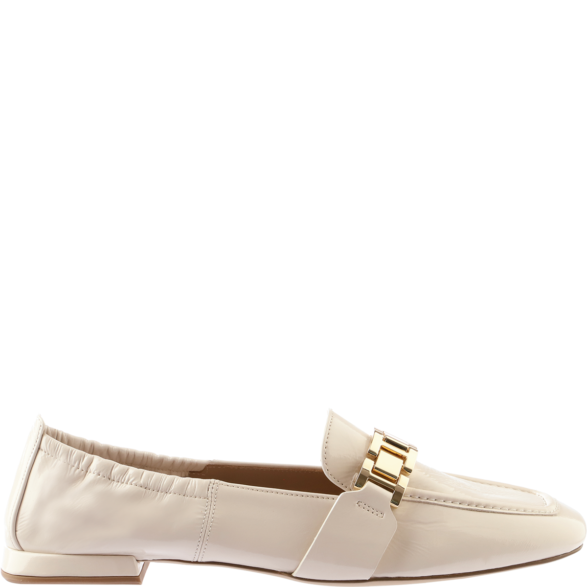 Högl Loafers with a gold-coloured decorative element Beige