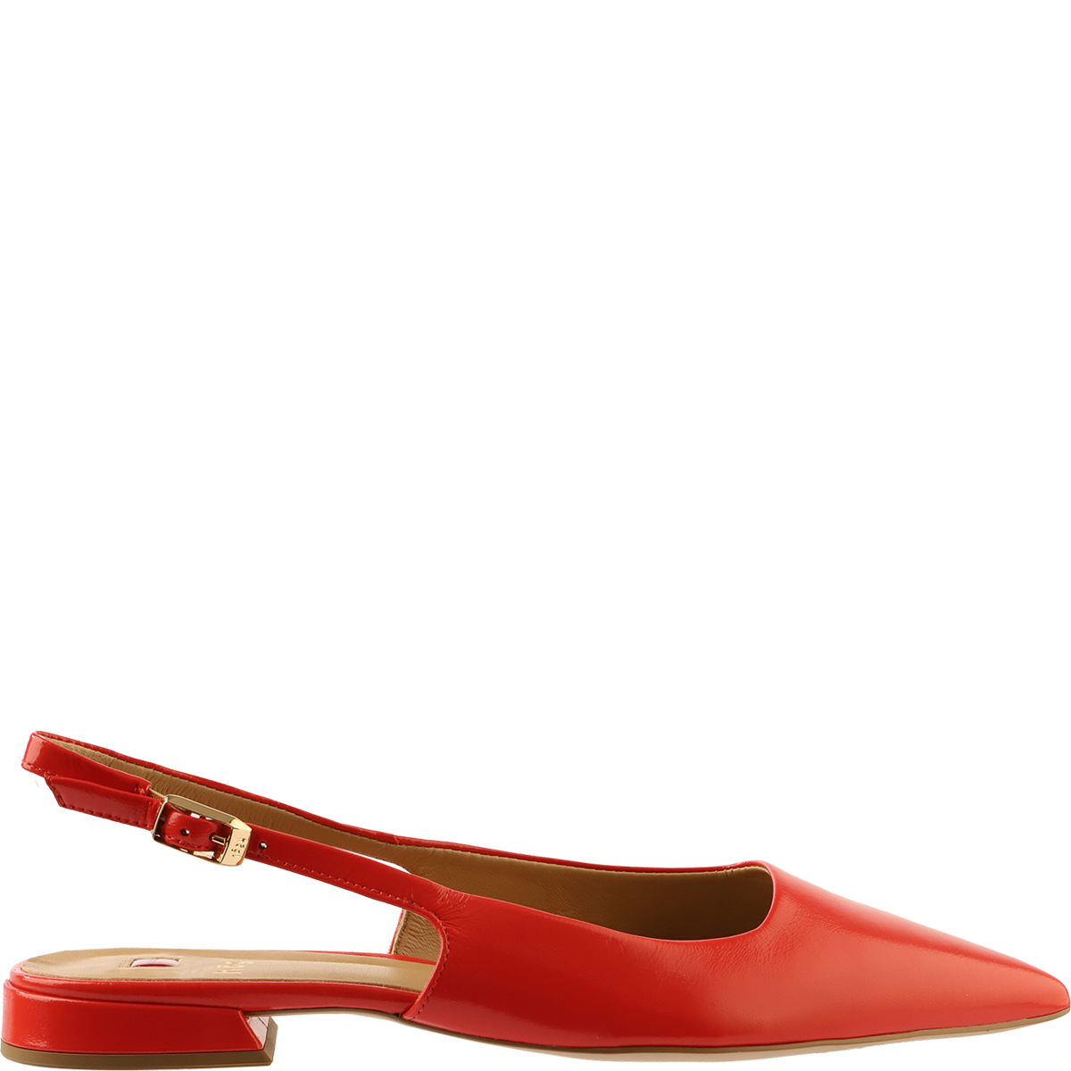 Högl Minimalist slingback ballerinas with pointy toes Red