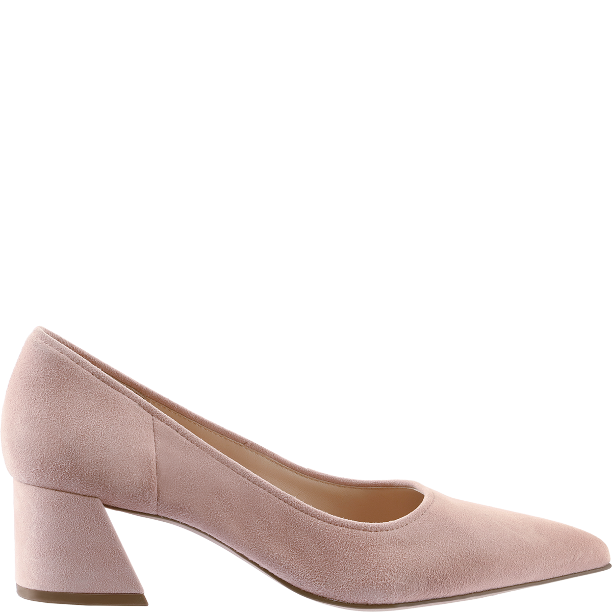 Högl Suede pumps with angled block heels Pink