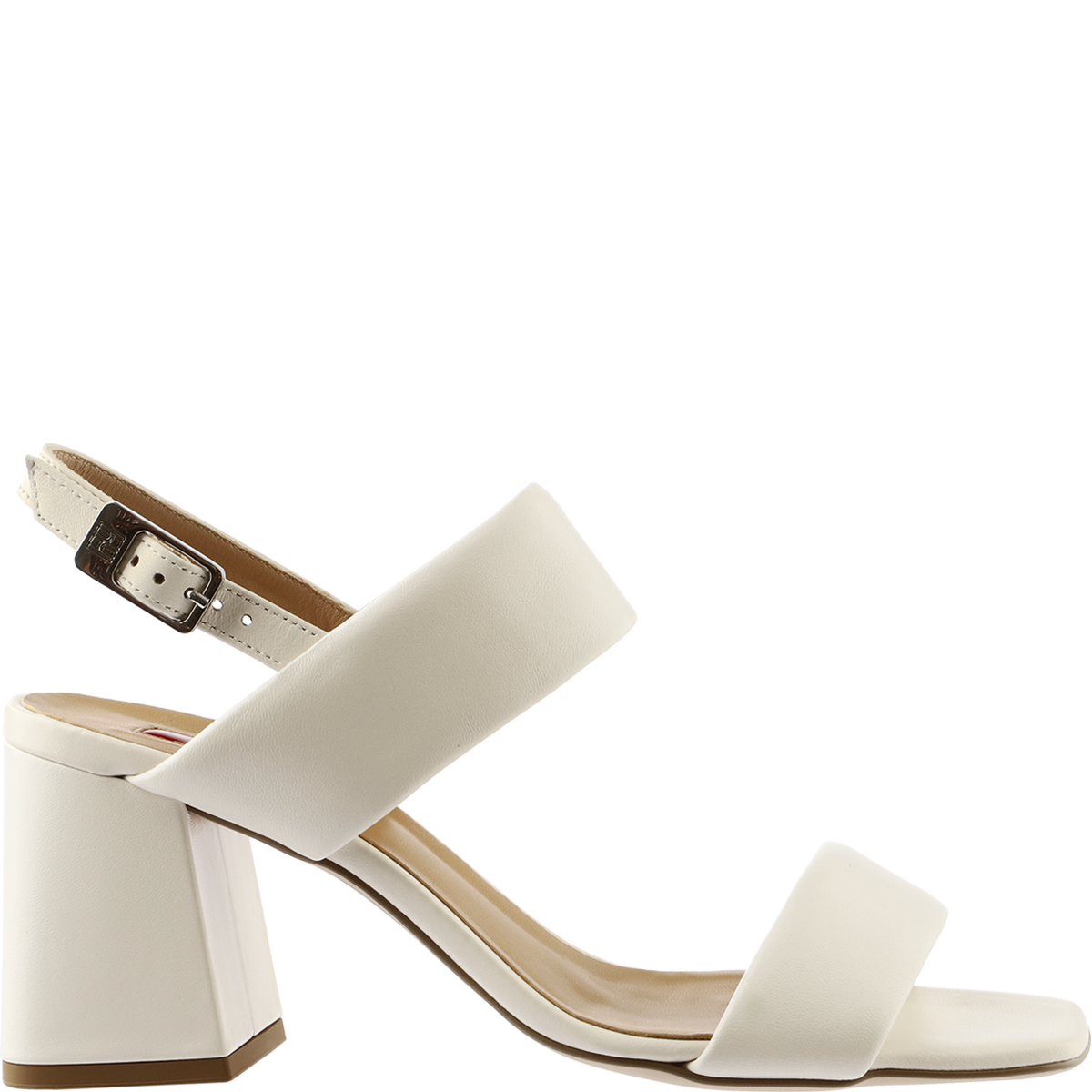 Högl Elegant strappy heeled sandals made from high-quality leather Beige