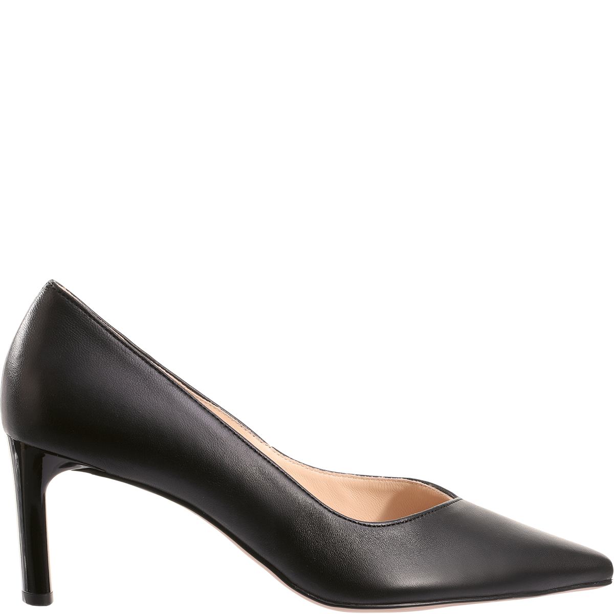 Högl Elegant sustainable smooth leather pumps Black