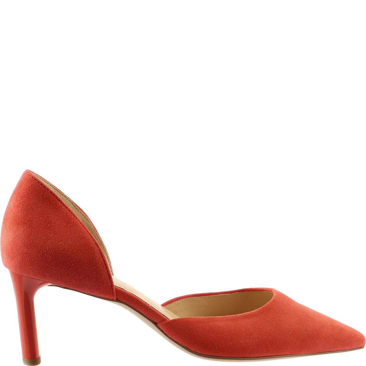 Högl Classic pumps with an open cut – made in Europe Red
