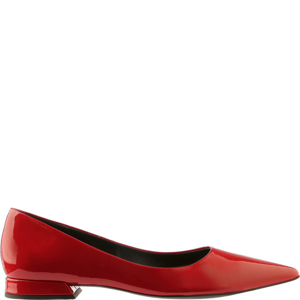 Högl Pointed toe ballerinas in red patent leather Red