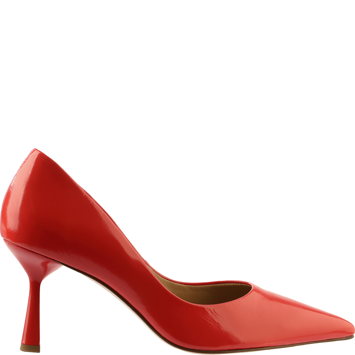 Högl Stiletto heel pumps made from a high-quality leather with a subtle shine Red