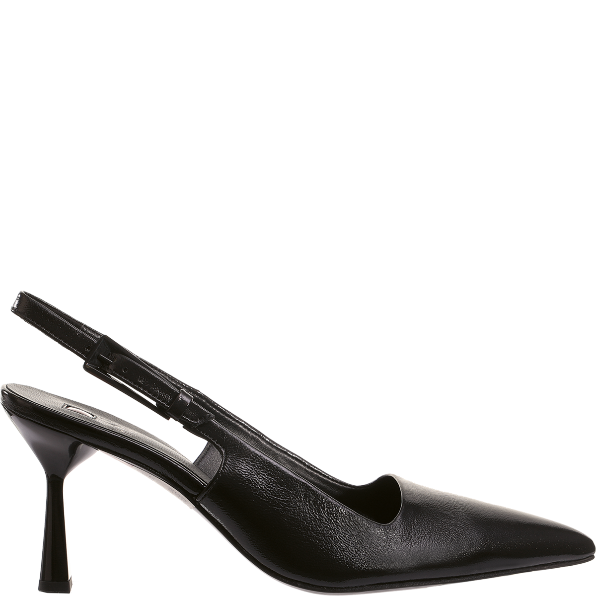 Högl Slingback pumps with elegant buckles and low cut vamps Black