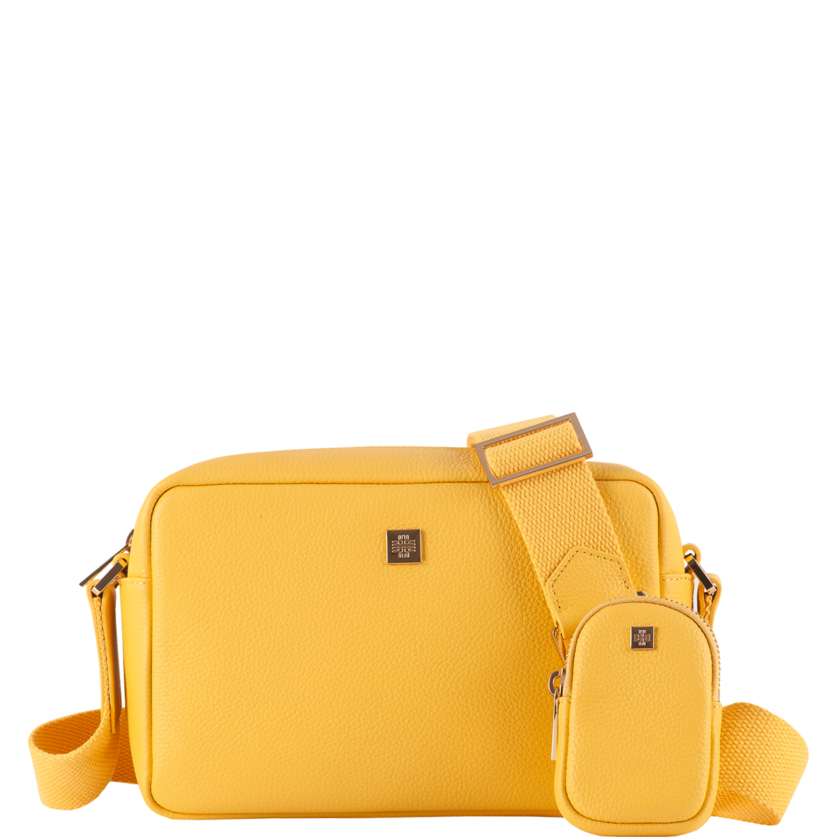Högl Crossbody bag with integrated mini bag Yellow