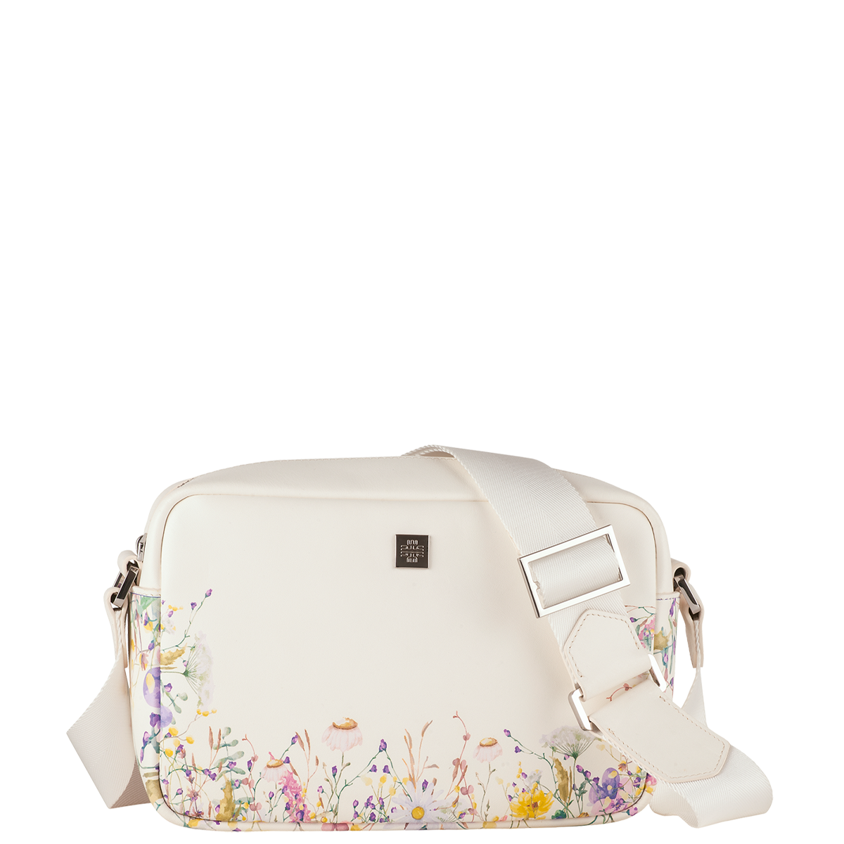 Högl White cross-body bag with an additional mini bag Multicolour