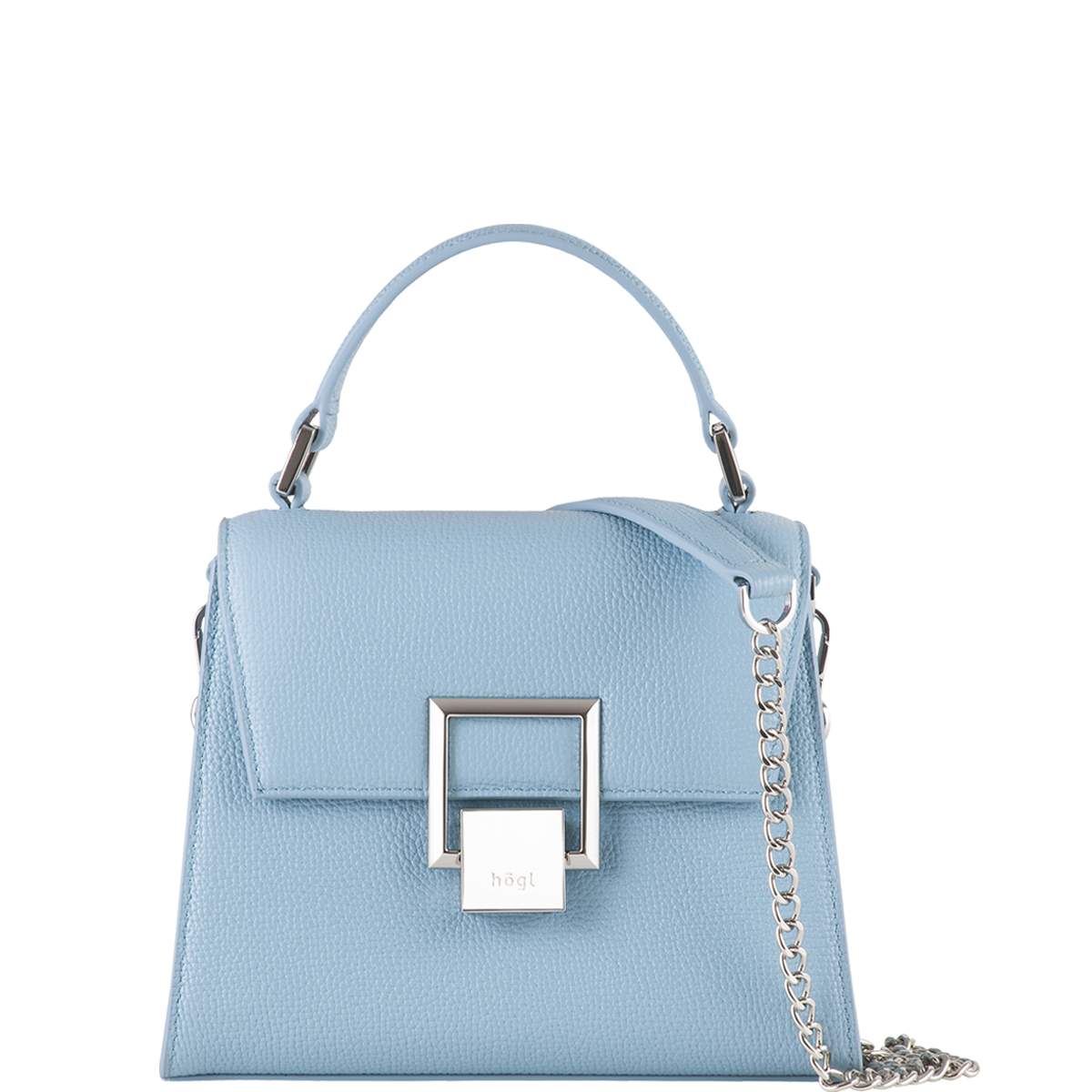 H&ouml;gl Mini handbag with chain-link strap Blue