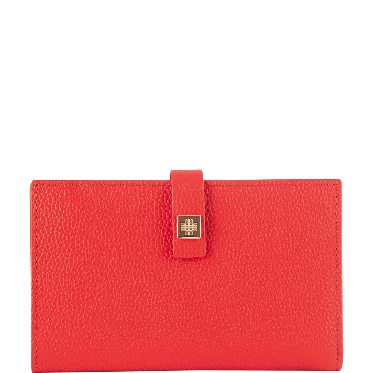 Högl Leather wallet with magnetic closure Red