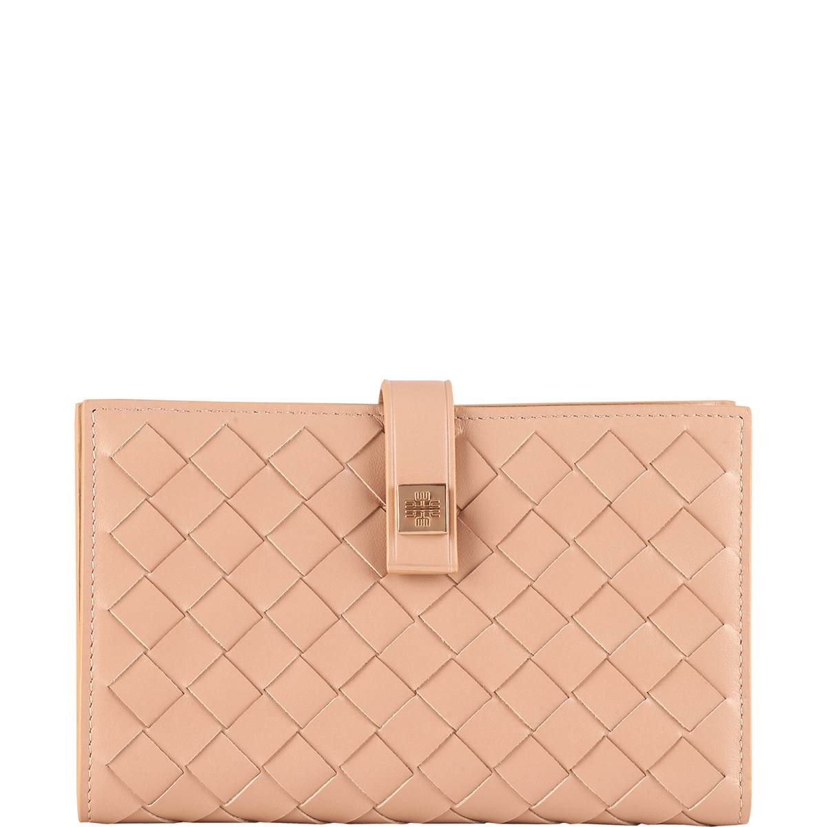 Högl Woven-look leather purse Brown